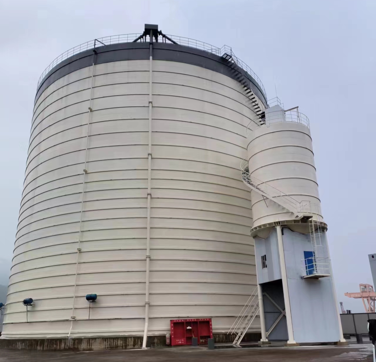 宜秀10万吨水泥钢板库